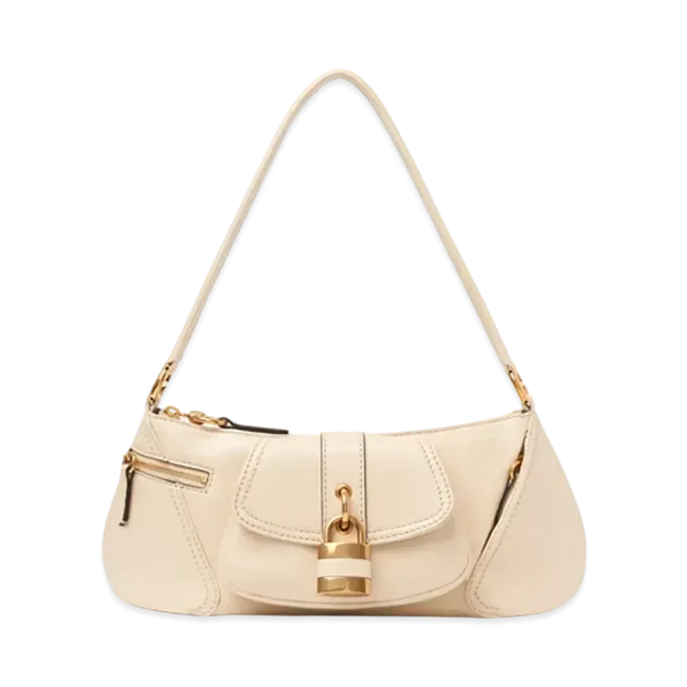 Chloe The 99 Shoulder Bag In Grained Leather "Sweet Beige"