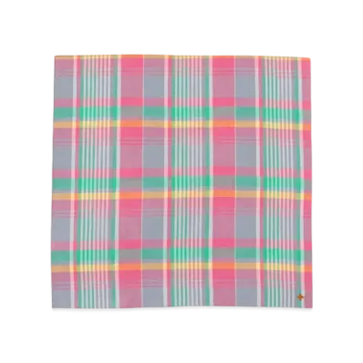 BEAMS Handchief Madras "Pink"