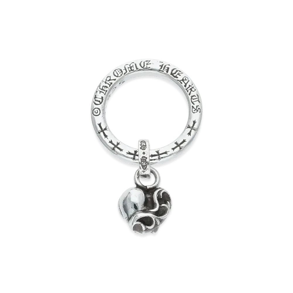 Chrome Hearts Heart NTFL Ring "Silver"