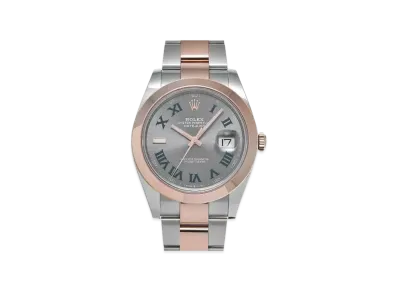 ROLEX Datejust "Slate Roman/Stainless Steel/Everose Gold"