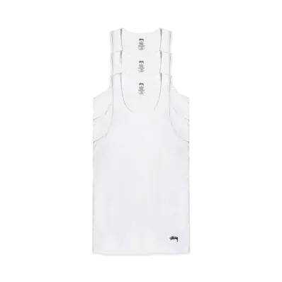 Stussy Tank Undershirts "White"
