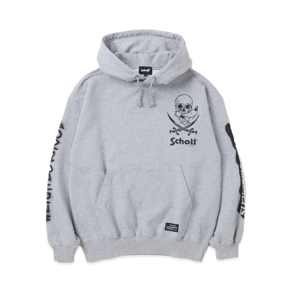 NEIGHBORHOOD x Schott x Kostas Sweatparka LS "Gray"