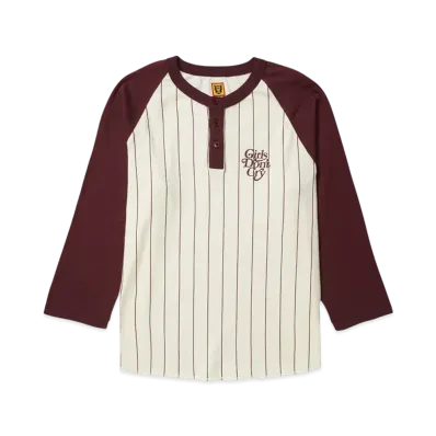 HUMAN MADE x Girls Don't Cry x GDC Baseball 3/4 T-Shirt "Red" / VERDY