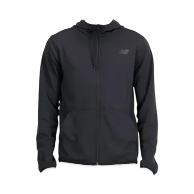 New Balance Tenacity Grit Full Zip Hoodie Jacket "Black"