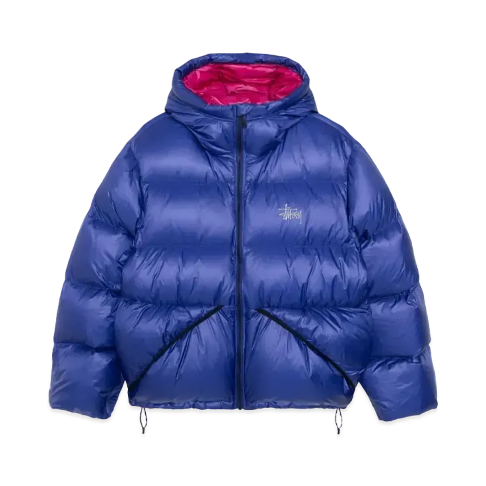 Stussy Down Parka Micro Ripstop "Blue"