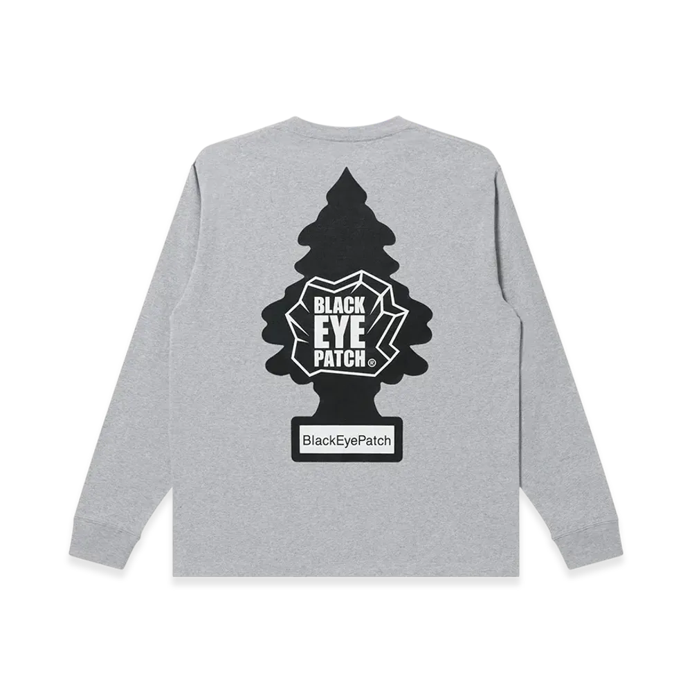BlackEyePatch Fresh Icy Air Logo L/S Tee "Heather Gray"