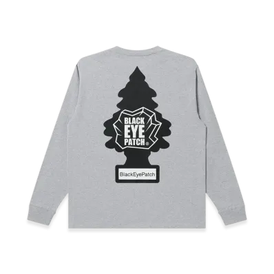 BlackEyePatch Fresh Icy Air Logo L/S Tee "Heather Gray"