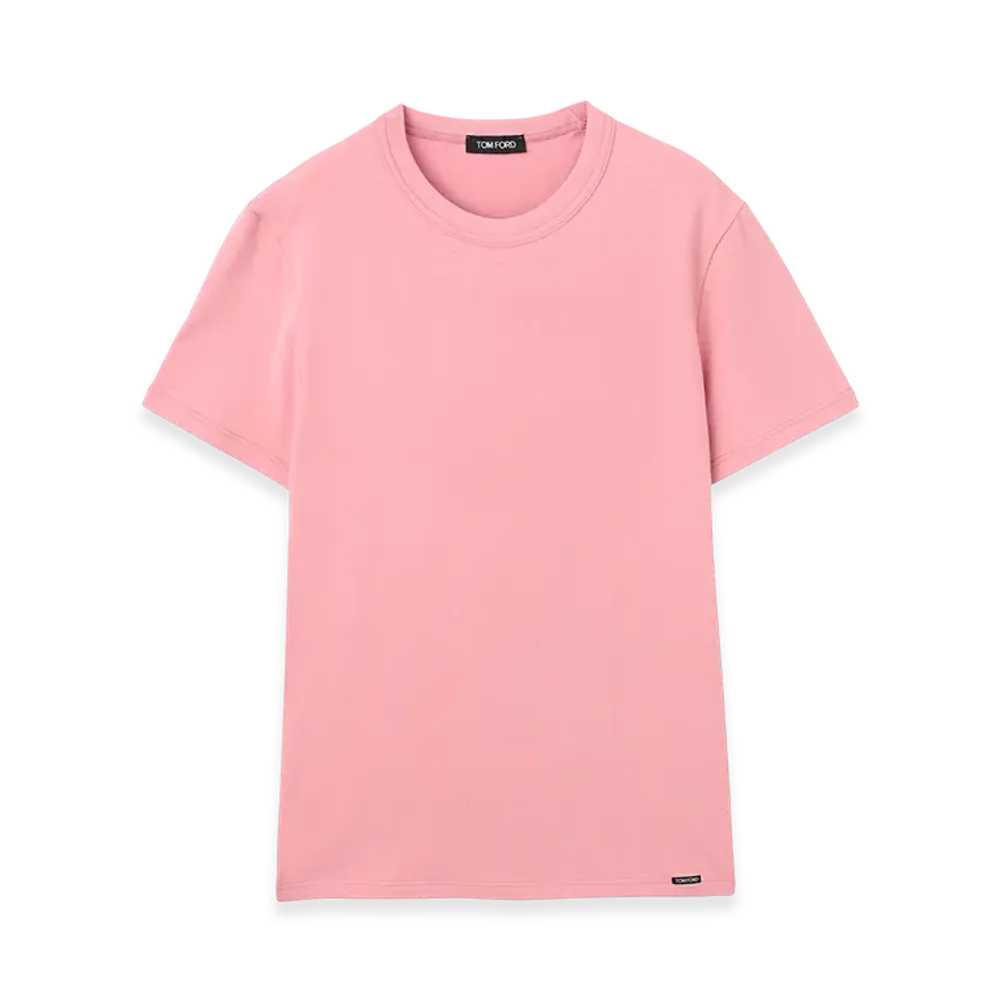 TOM FORD Crewneck Tee "Palepink"