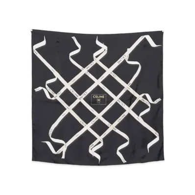 CELINE Women's Capsule Scarfs "Black"