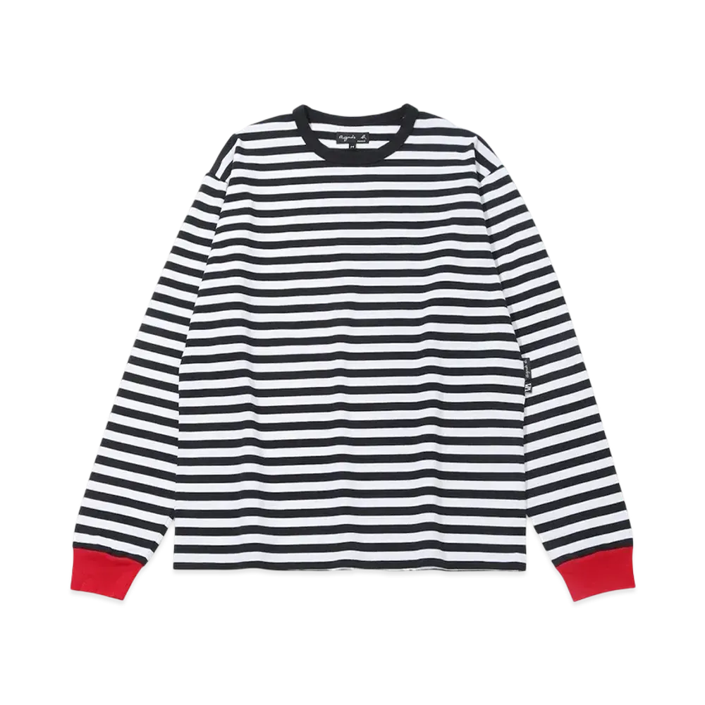 V.A. Fragment x agnes b. Border LS Tee "White/Back"