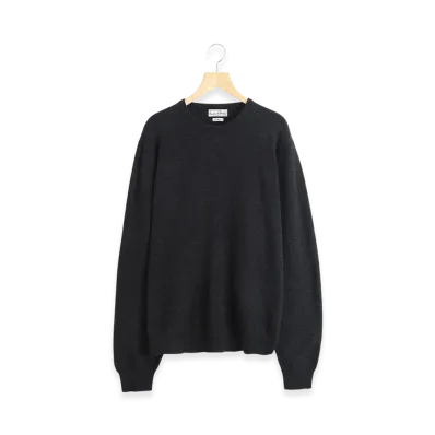 COMOLI x Scott & Charters Crew Neck Knit "Charcoal"