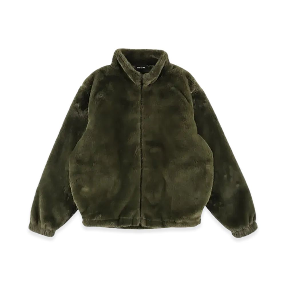 WIND AND SEA Fur Jacket "Khaki"