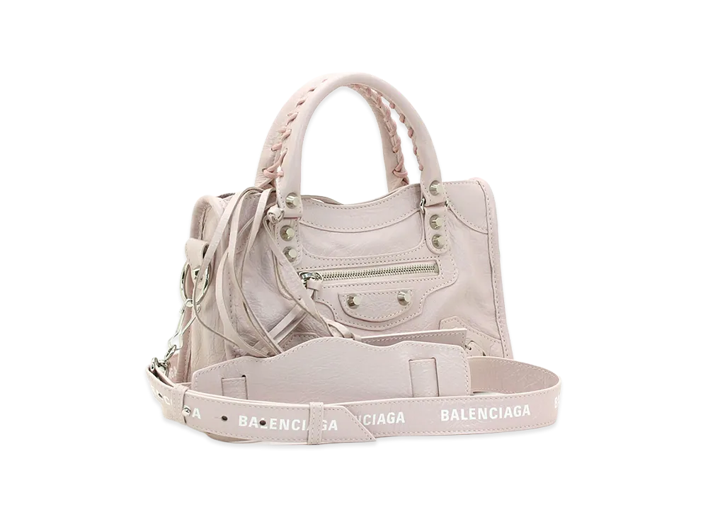 BALENCIAGA Women's Handbag (with shoulder strap) Mini City "Light Rose"
