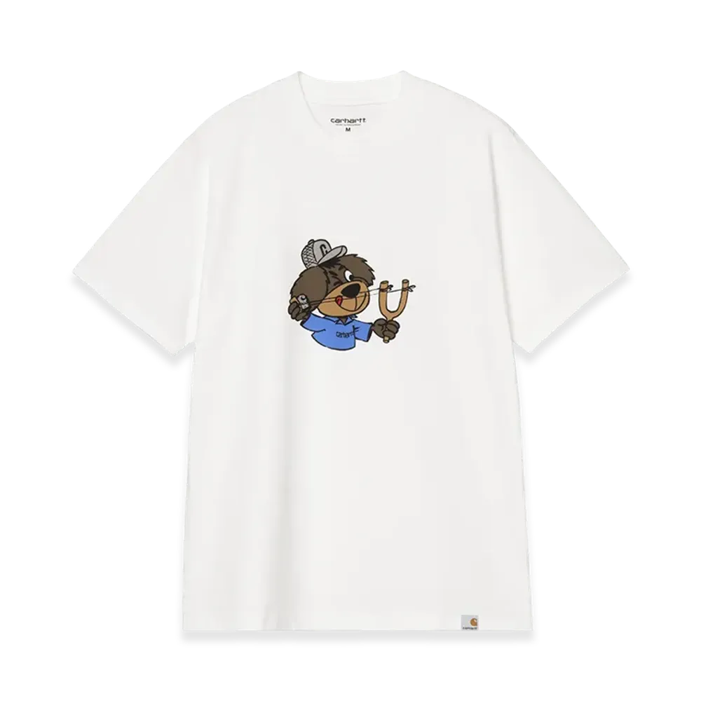 Carhartt WIP S/S Slingshot T-Shirt "White/Heavy Enzyme Wash"