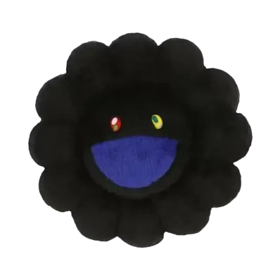 Kaikai Kiki -Takashi Murakami- Flower Cushion / Black (30cm)