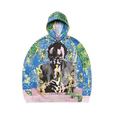 Supreme Miles Davis Hooded Sweatshirt "Blue"