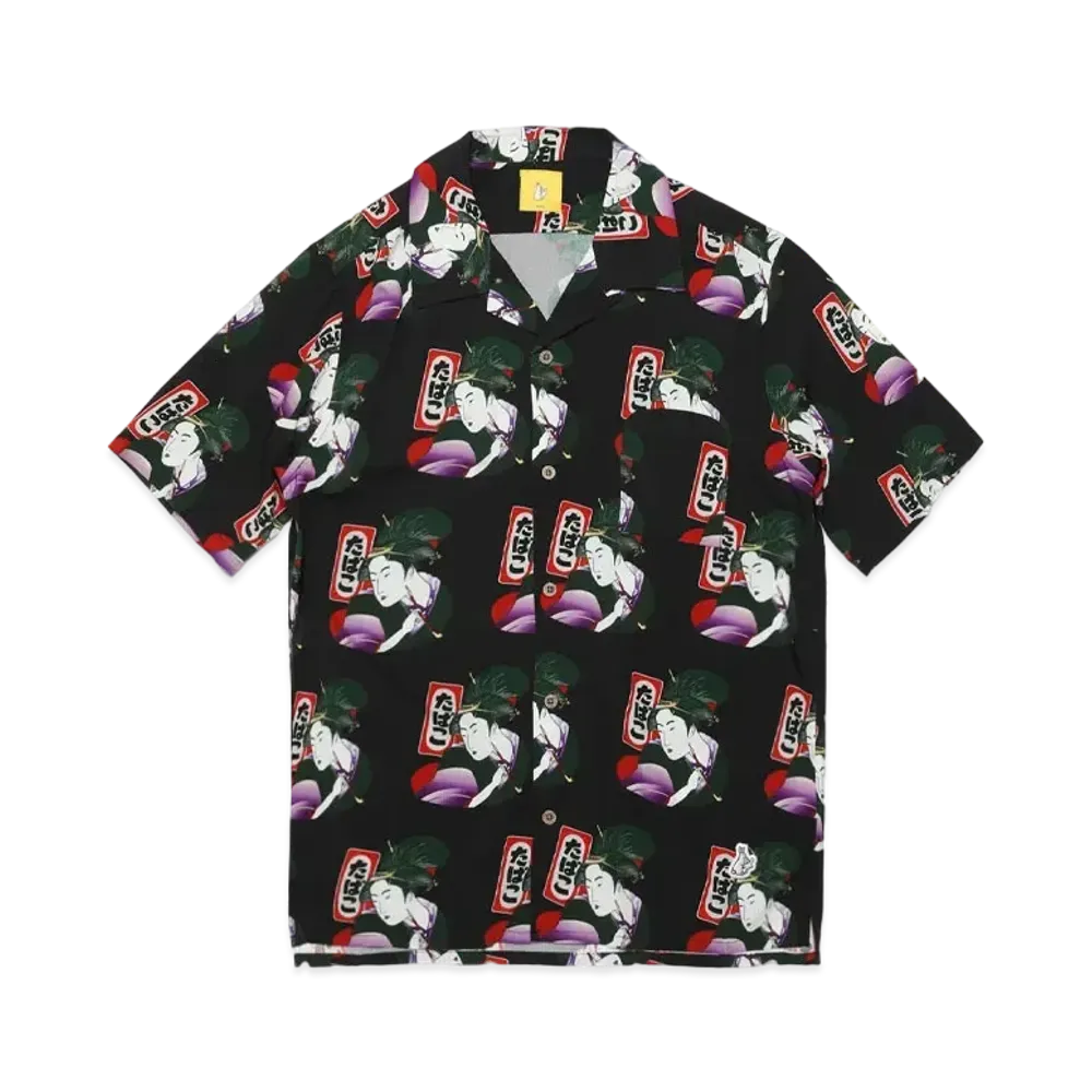FR2 Tobacco Aloha Shirt Ukiyoe Ver "Black"