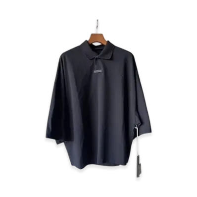 FEAR OF GOD ESSENTIALS Pique Polo "Black"