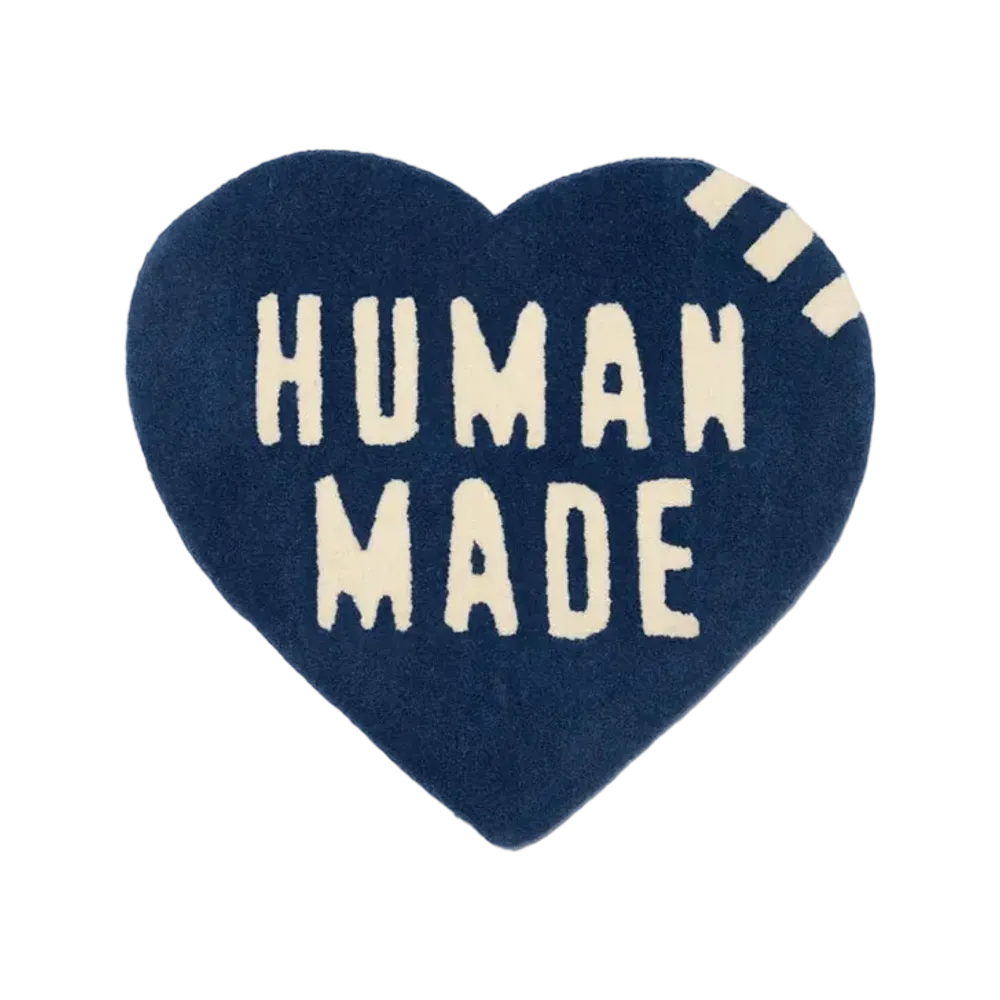 HUMAN MADE Heart Rug Medium "Navy"