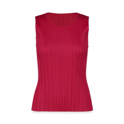 PLEATS PLEASE ISSEY MIYAKE New Colorful Basics 4 "Carmine"