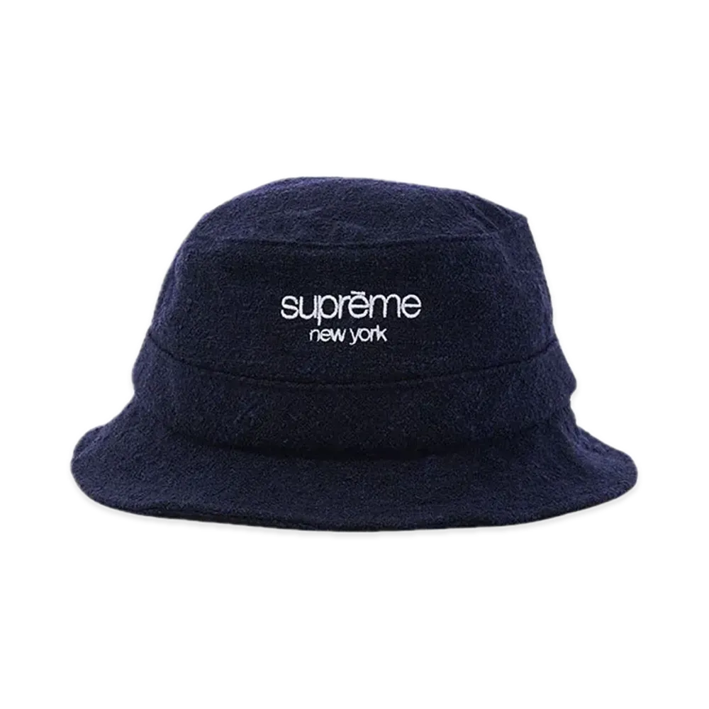 Supreme Classic Logo Terry Crusher "Navy"
