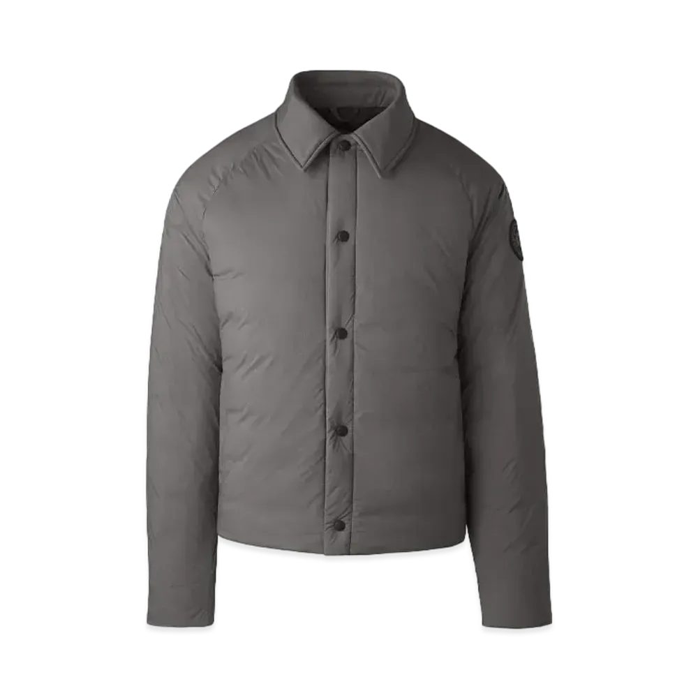 CANADA GOOSE Lodge Coach Jacket Black Label "Coastal Grey"