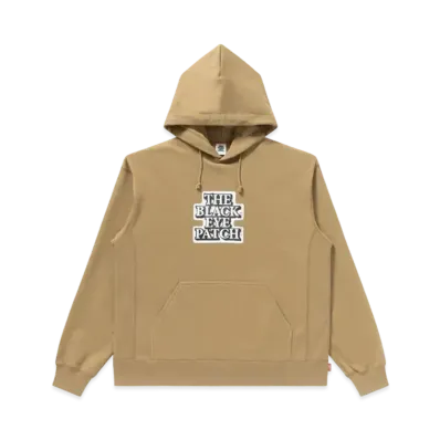 Black Eye Patch OG Label Hoodie "Sand"