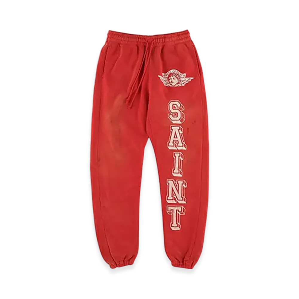 Saint Mxxxxxx Sweat Pants Angel "Red"