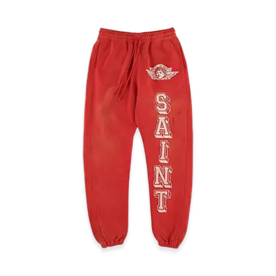Saint Mxxxxxx Sweat Pants Angel "Red"
