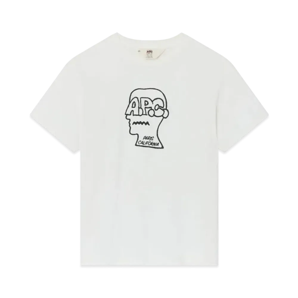 A.P.C. x BRAIN DEAD T-Shirt "White"