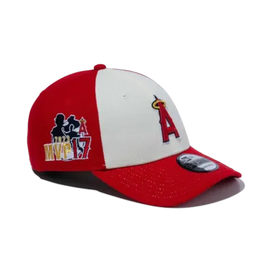 NEW ERA 9Forty Shohei Ohtani American League MVP & Home Runs Leaders Los Angeles Angels "Scarlet/Chrome White"