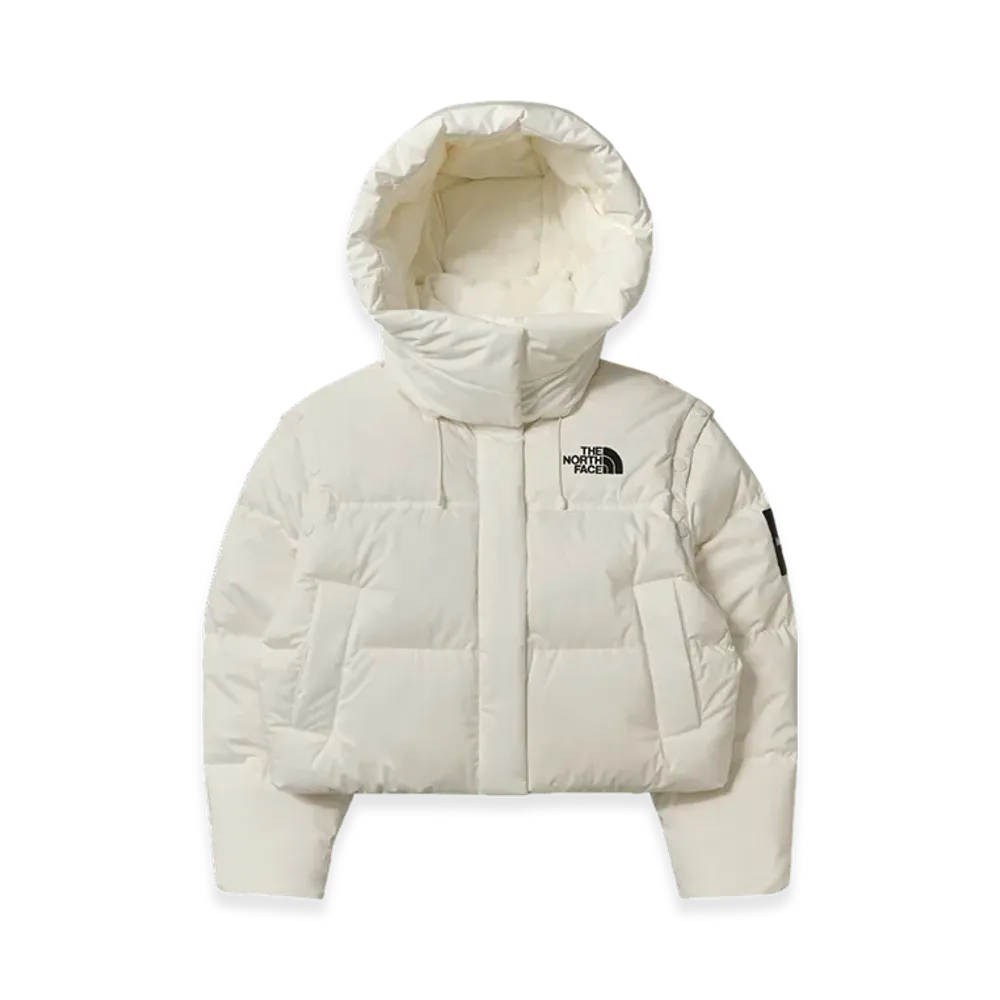 The North Face Novelty Nuptse Detachable RDS Down Jacket (W) "Cream"