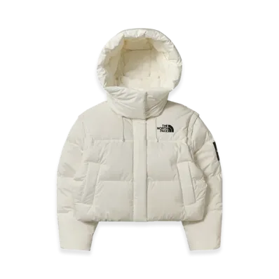 The North Face Novelty Nuptse Detachable RDS Down Jacket (W) "Cream"