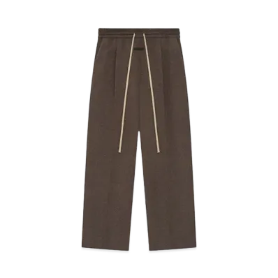 FEAR OF GOD ESSENTIALS Brushed Wool Cashmere Wide Leg Pants "Mocha"