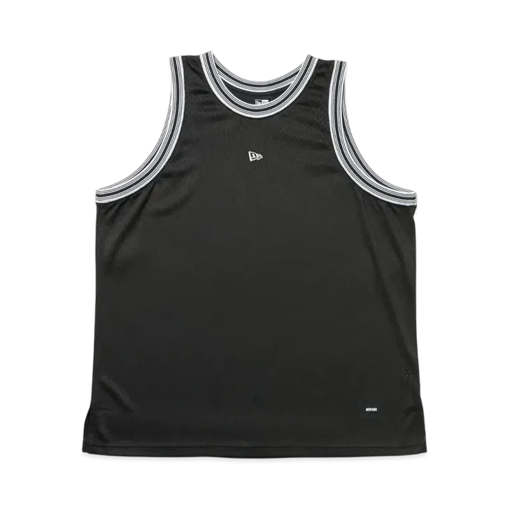 NEW ERA Performance Apparel Basketball Mesh Tank Top "Black"
