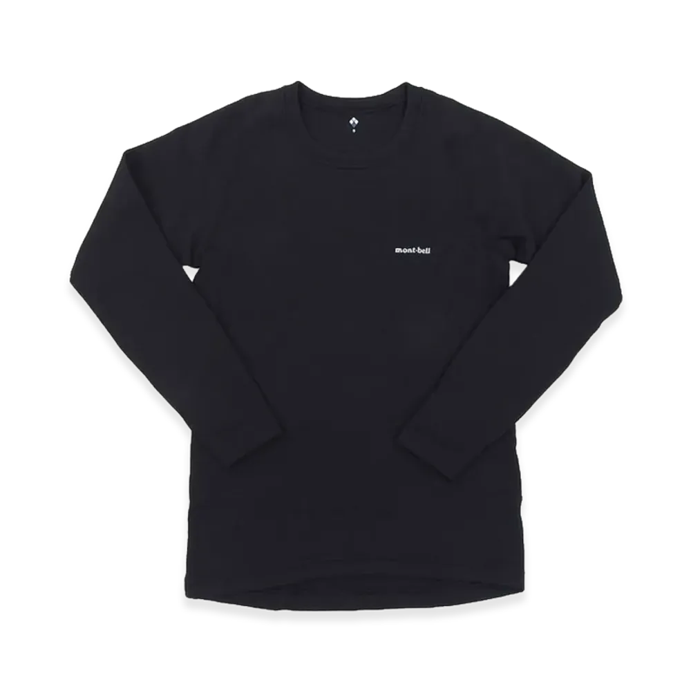 mont-bell Geoline EXP. Round Neck Shirt "Black"
