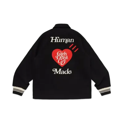 HUMAN MADE x Girls Don't Cry GDC Stadium Jacket "Black" / VERDY
