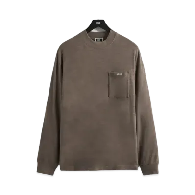 Kith L/S Mock Neck Pocket JFK "Overcast"