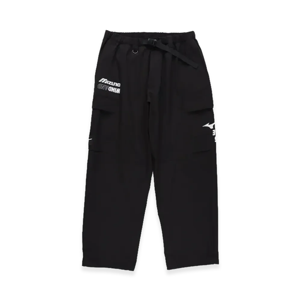 WIND AND SEA x MIZUNO Loose Fit Long Pant "Black"
