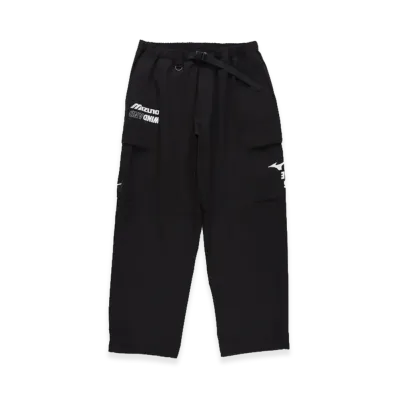 WIND AND SEA x MIZUNO Loose Fit Long Pant "Black"