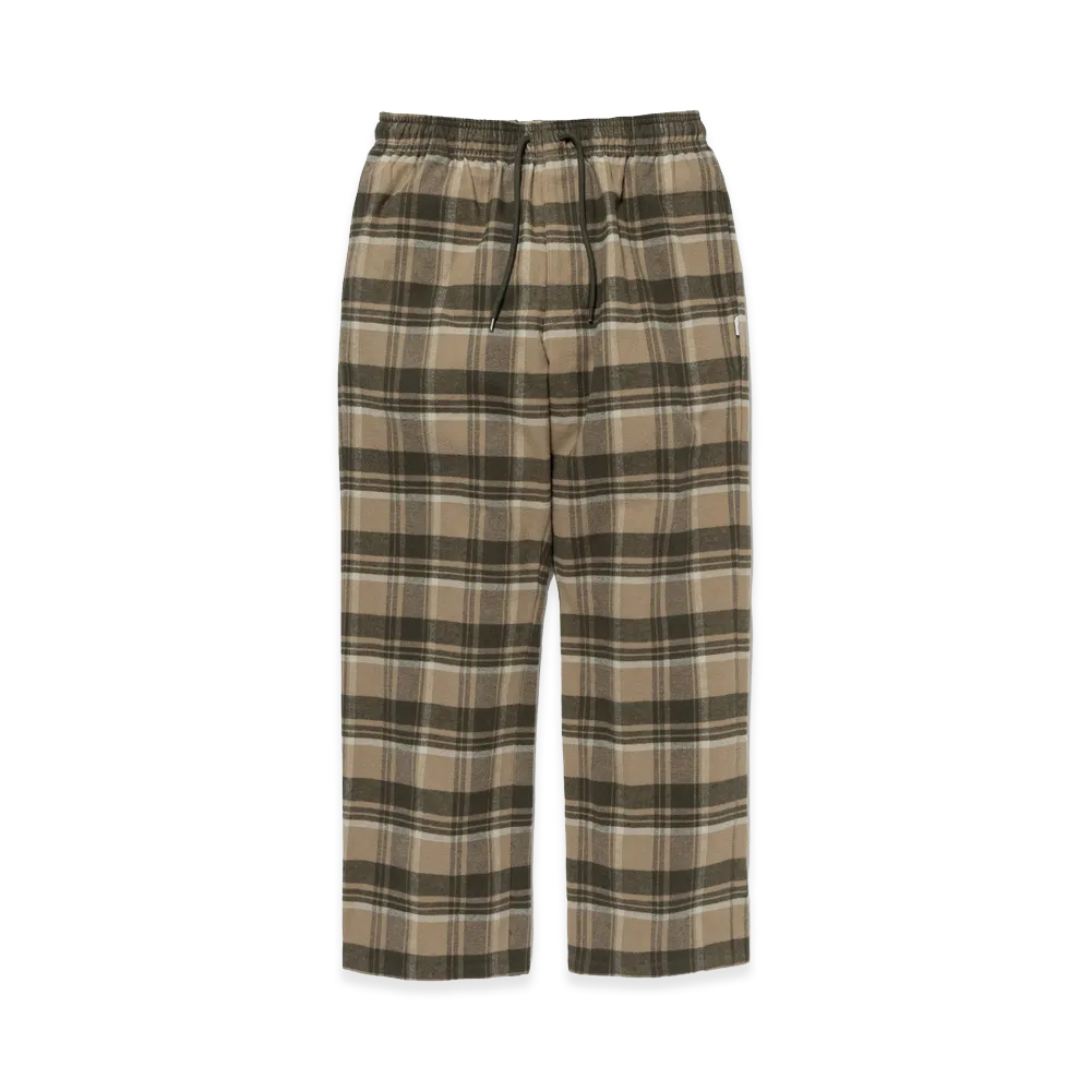 WTAPS SDDT2601 / Trousers / Cotton. Flannel. Textile "Olive Drab"