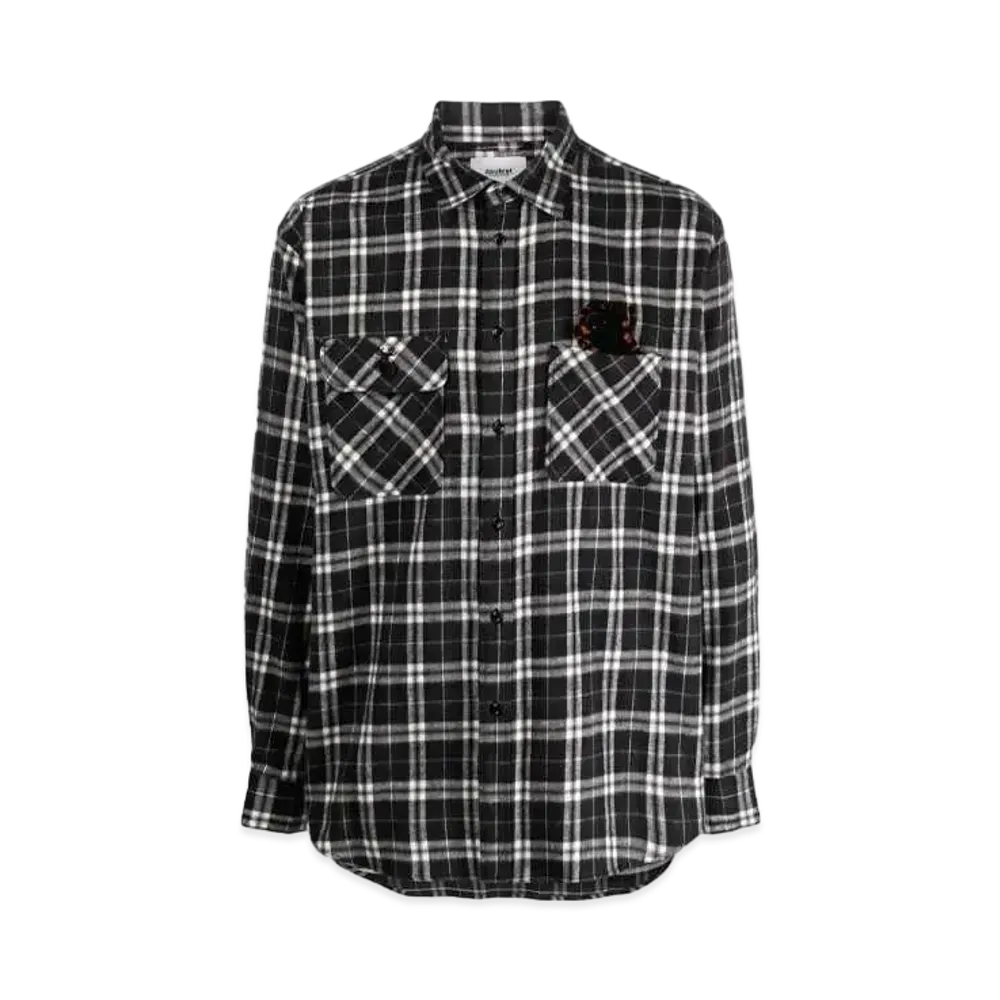 doublet Check Shirt "Black"