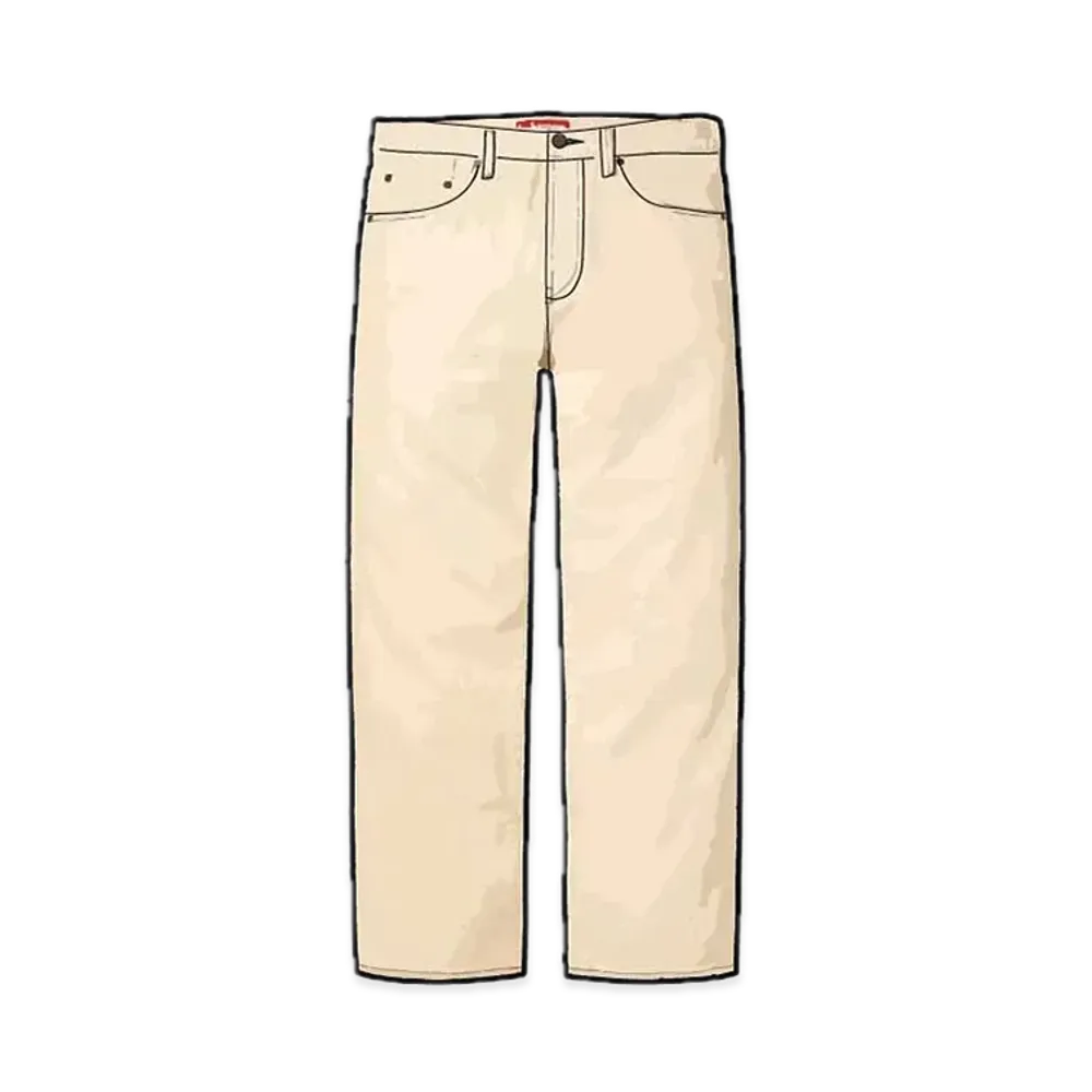 Supreme Regular Jean "Bleached" (25SS)