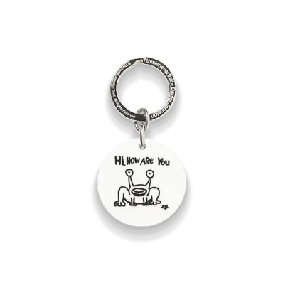thisisneverthat x Daniel Johnston Frog Keychain "White"