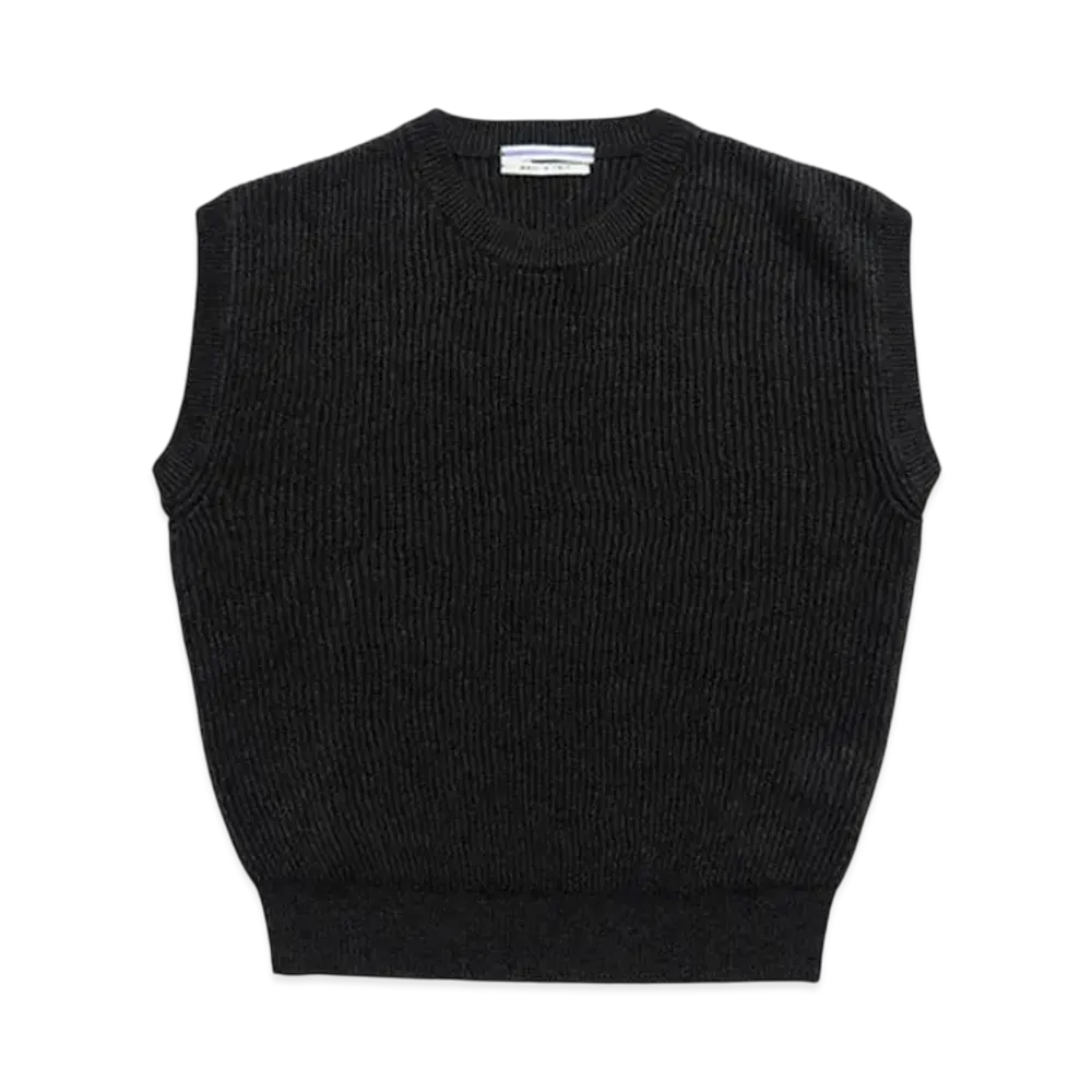 Graphpaper Washi Paper Gilet "Black"