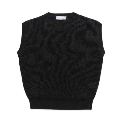 Graphpaper Washi Paper Gilet "Black"