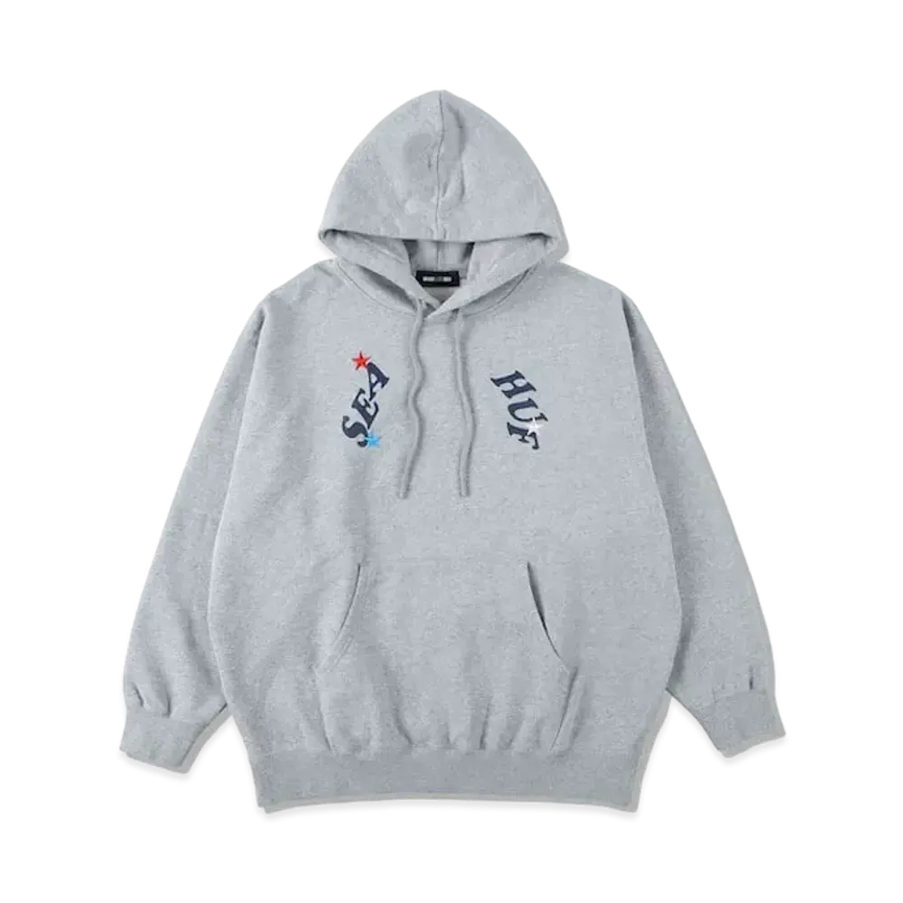 WIND AND SEA x HUF Hoodie "Heather Gray"