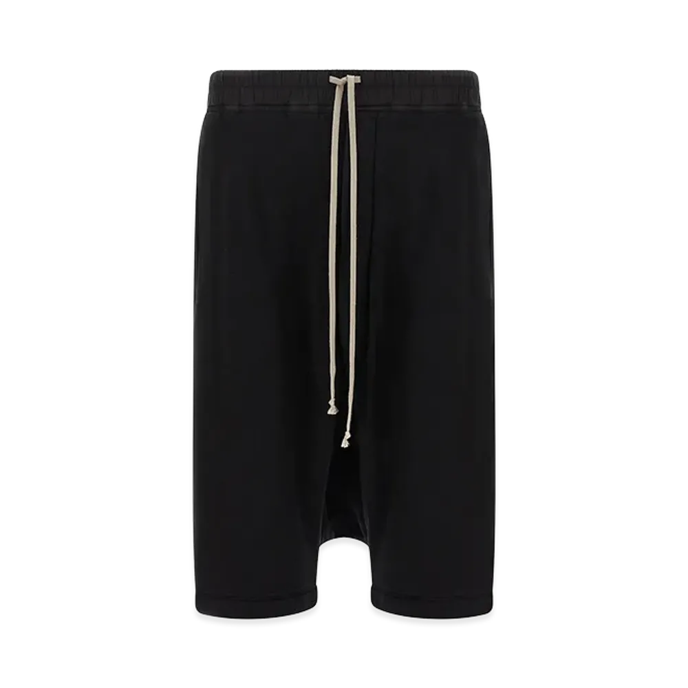 Rick Owens DRKSHDW Drawstring Pods Bermuda Shorts "Black"