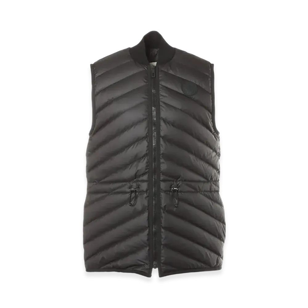 Hermes Cotton & Polyester & Viscose Down Vest "Noir"