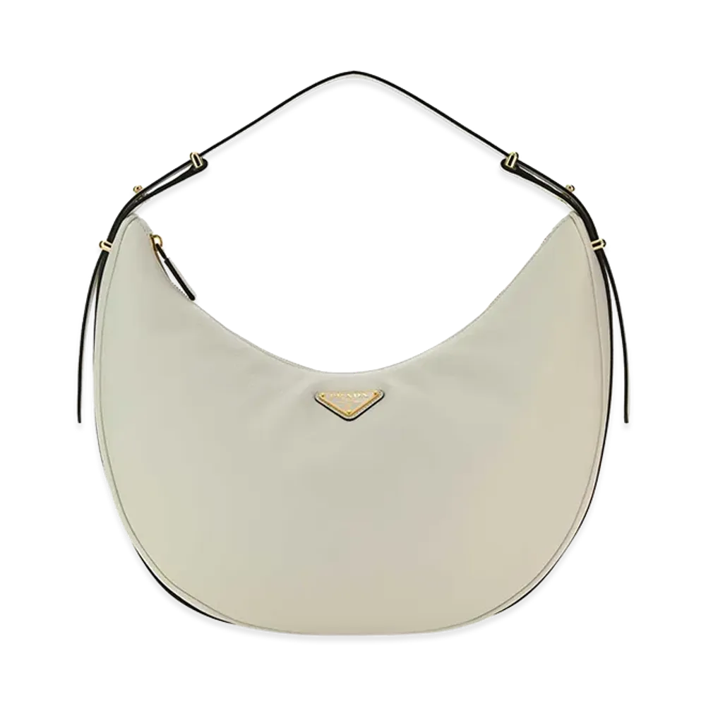 PRADA Women's Leather Big Arqua Handbag "White"